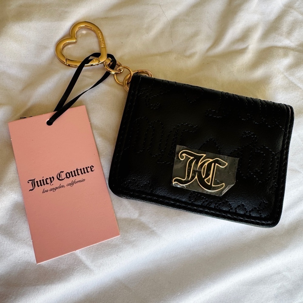 Juicy Couture Black Card Holder - Picture 1 of 5